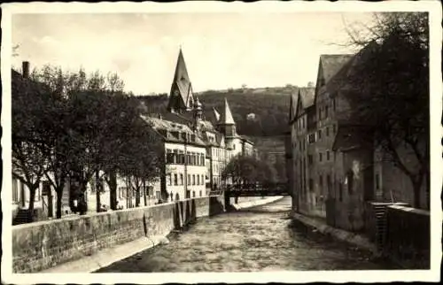 Ak Kirn an der Nahe, am Hahnenbach, Kirche