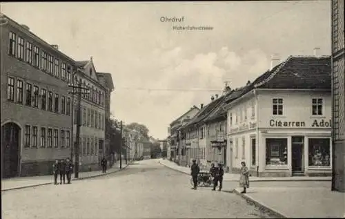 Ak Ohrdruf in Thüringen, Hohenlohestraße, Zigarrengeschäft