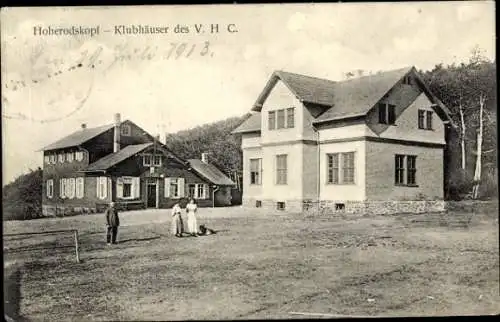 Ak Hoherodskopf Breungeshain Schotten, Klubhäuser des V. H. C.