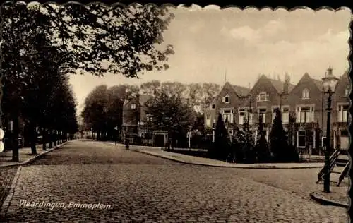 Ak Vlaardingen Südholland, Emmaplein