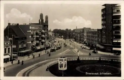 Ak Schiedam Südholland Niederlande, Broersvest