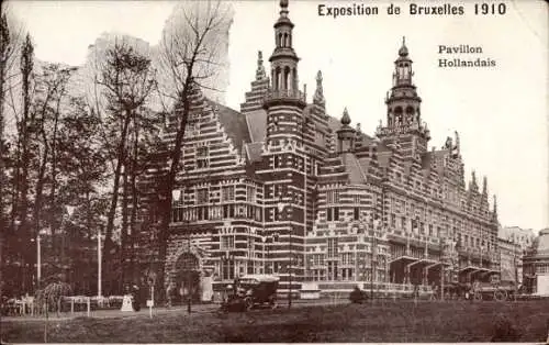 Ak Brüssel Brüssel, Ausstellung 1910, Niederländischer Pavillon