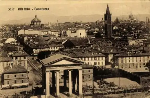 Ak Mailand Mailand Lombardei, Panorama