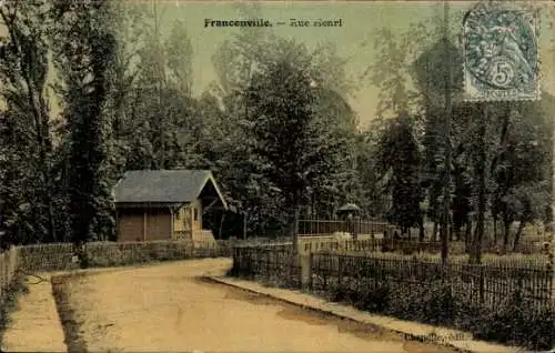 Ak Franconville Val d Oise, Rue Henri