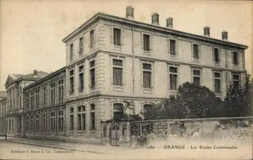 Ak Orange Vaucluse, Les Ecoles Communales