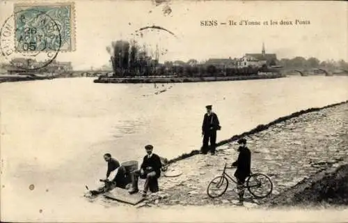 Ak Sens Yonne, Ile d'Yonne et les deux Ponts