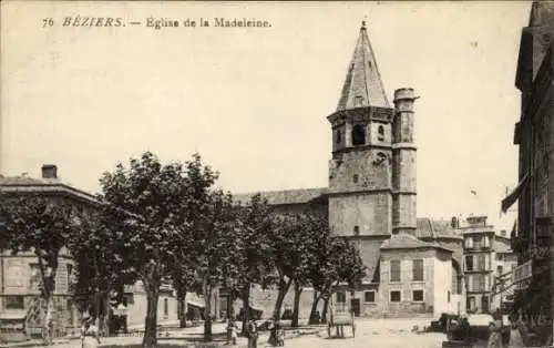 Ak Béziers Hérault, Eglise de la Madeleine