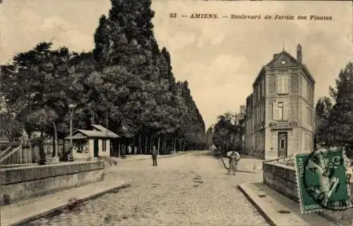 Ak Amiens Somme, Boulevard du Jardin des Plantes