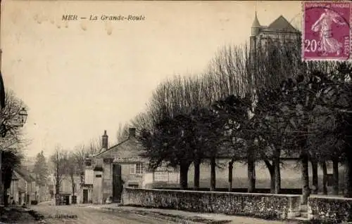 Ak Mer Loir et Cher, La Grande-Route