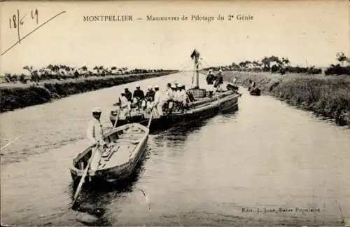 Ak Montpellier Hérault, Manoeuvres de Pilotage du 2 Genie