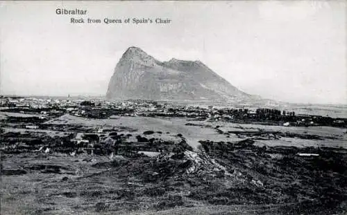 Ak Gibraltar, Rock vom spanischen Stuhl