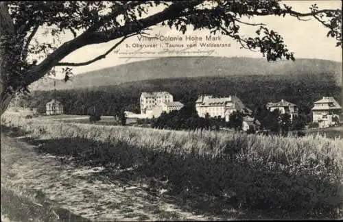 Ak Hohe Mark Hohemark Oberursel im Taunus Hessen, Villen Colonie