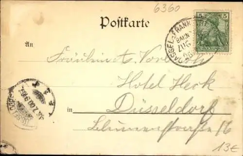 Ak Friedberg in Hessen, Stadtkirche