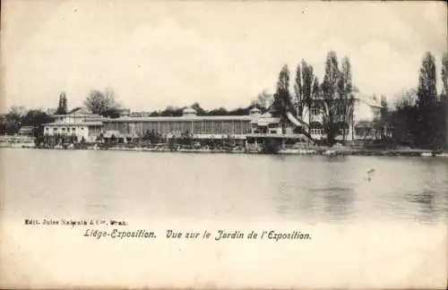 Ak Lüttich Lüttich Wallonien, Weltausstellung 1905, Ausstellungsgarten