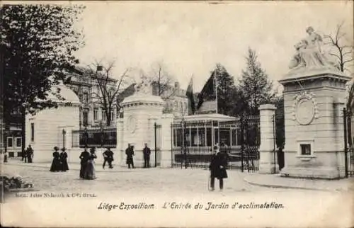 Ak Lüttich Lüttich Wallonien, Weltausstellung 1905, Jardin d’acclimatation