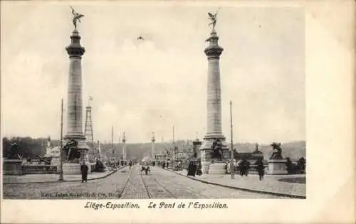 Ak Lüttich Lüttich Wallonien, Weltausstellung 1905, Pont de l'Exposition