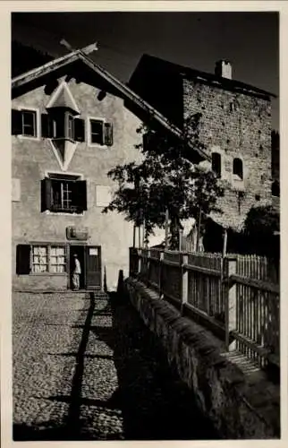 Ak Samaden Samedan Kanton Graubünden, Blick zum Haus