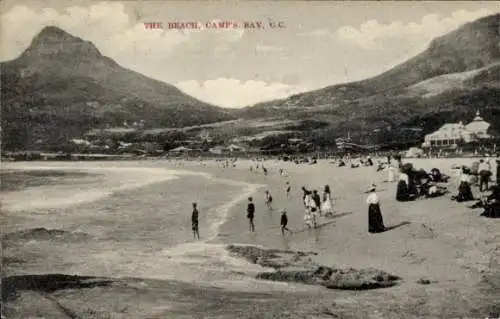 Ak Camps Bay Cape Town Kapstadt Südafrika, Strandpartie
