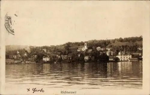 Ak Richtersweil Richterswil Kanton Zürich, Gesamtansicht