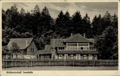 Ak Salzhemmendorf in Niedersachsen, Waldwirtschaft Sennhütte, Justus Kramer