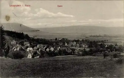 Ak Lauenstein Salzhemmendorf in Niedersachsen, Damm, Gesamtansicht