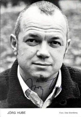 Ak Schauspieler Jörg Hube, Portrait, Autogramm