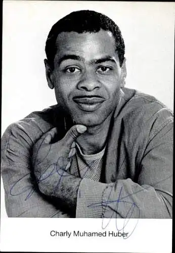 Ak Schauspieler Charly Muhamed Huber, Portrait, Autogramm
