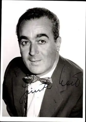 Ak Schauspieler Günter Keil, Portrait, Autogramm