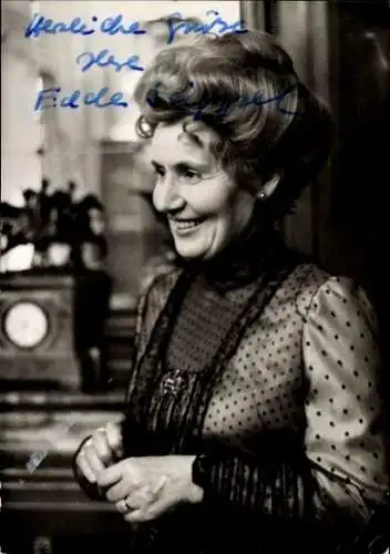 Ak Schauspielerin Edda Seippel, Portrait, Autogramm, eine ungeliebte Frau