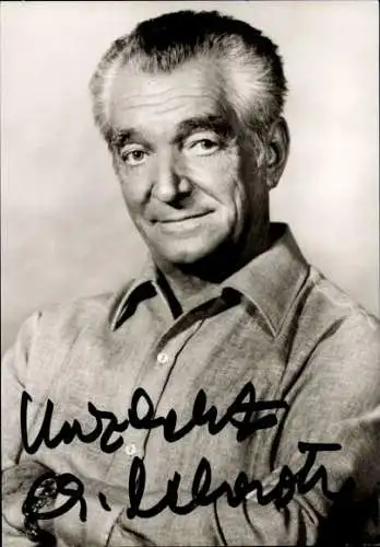 Ak Schauspieler Carl-Heinz Schroth, Portrait, Autogramm