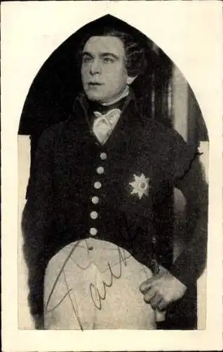 Ak Schauspieler Paul Hartmann, Portrait, Autogramm, Uniform