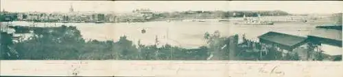 Klapp Ak Kiel in Schleswig Holstein, Panorama