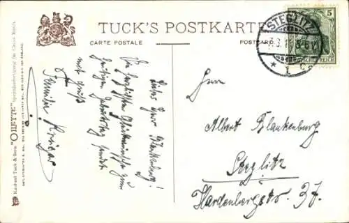 Künstler Ak Thomas, Paul, Zirkus Busch, Elefant, Liliputaner, Clown, Tuck