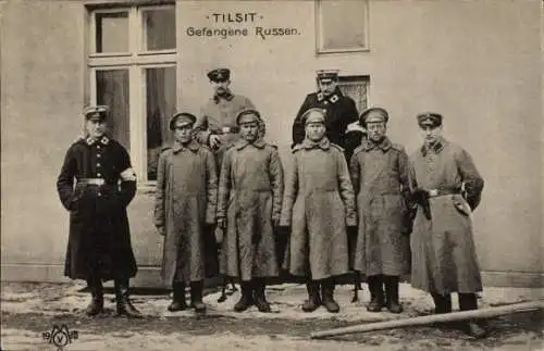Ak Sowjetsk Tilsit Ostpreußen, Kriegsgefangene Russen, I WK