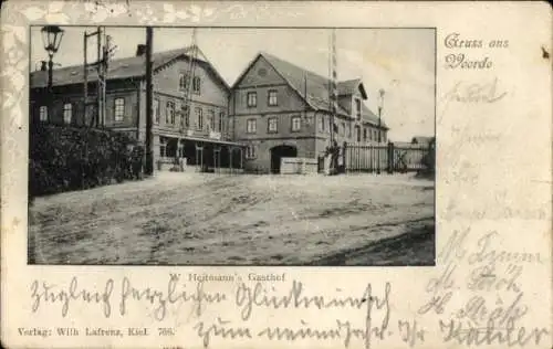 Ak Voorde Flintbek in Schleswig Holstein, W. Heitmann's Gasthof