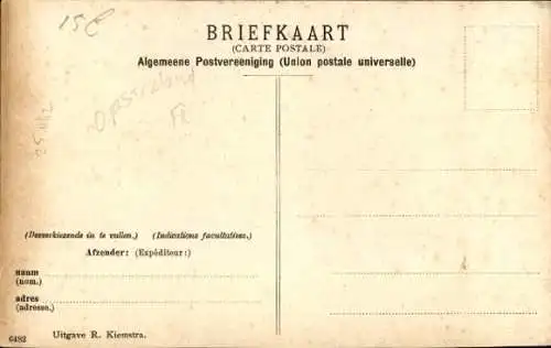 Ak Lippenhuizen Fryslân Niederlande, Dreieck