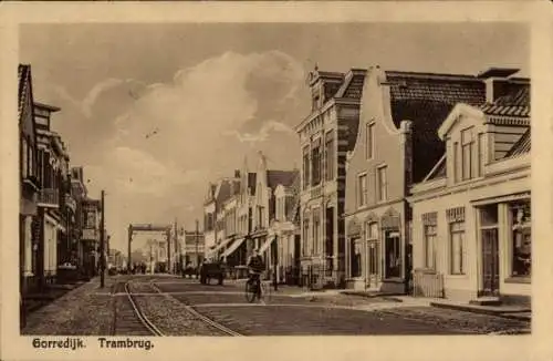 Ak Gorredijk Opsterland Friesland Niederlande, Trambrug