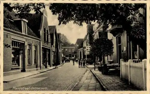 Ak Ootmarsum Twente Overijssel Niederlande, Marktstraße