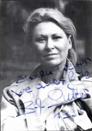 Ak Schauspielerin Sonja Sutter, Portrait, Autogramm