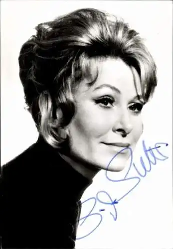 Ak Schauspielerin Sonja Sutter, Portrait, Autogramm