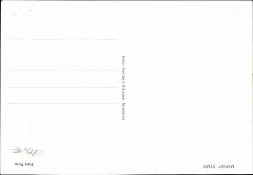 Ak Schauspielerin Margit Symo, Portrait, Autogramm