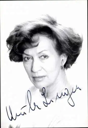 Ak Schauspielerin Ursula Lingen, Portrait, Autogramm