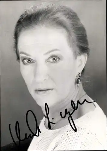 Ak Schauspielerin Ursula Lingen, Portrait, Autogramm