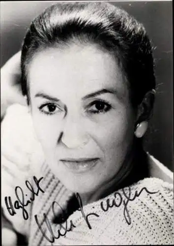 Ak Schauspielerin Ursula Lingen, Portrait, Autogramm