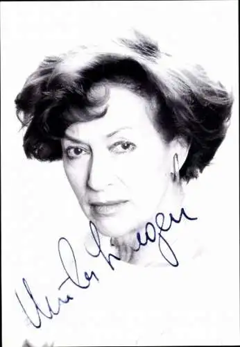 Ak Schauspielerin Ursula Lingen, Portrait, Autogramm