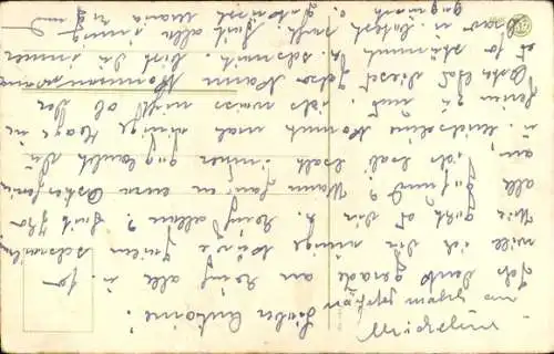 Ak Zwei Katzen im Blumenkorb