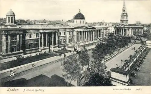 Ak London City England, National Gallery