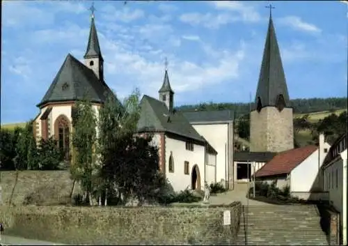 Ak Hessenthal Mespelbrunn im Spessart, Wallfahrtskirche Unsere liebe Frau