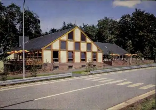 Ak Rohrbrunn Weibersbrunn im Spessart, Autobahn Rasthaus Motel im Spessart