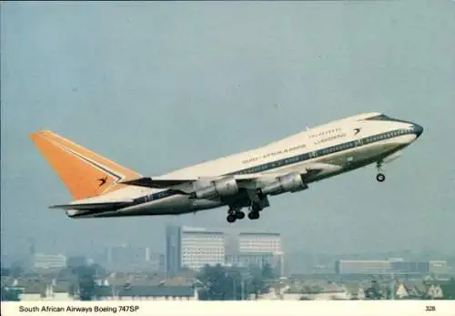 Ak Passagierflugzeug, South African Airways, Boeing 747 SP